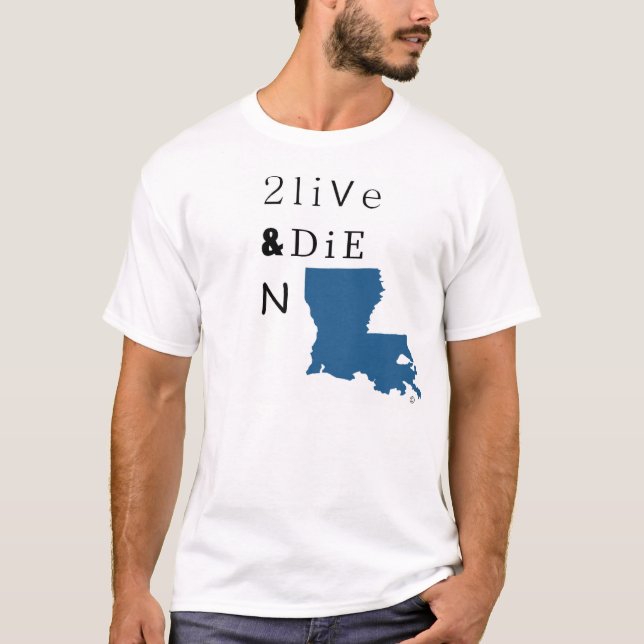 2 levande & för matris N LA T-shirt (Framsida)