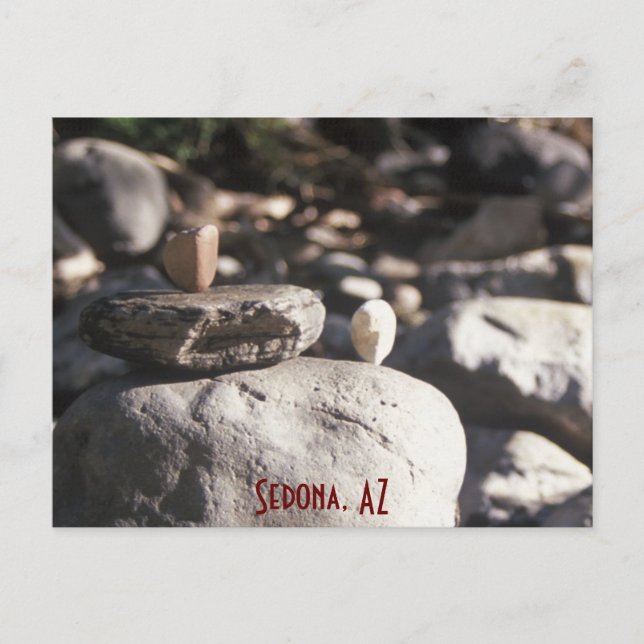 2' lilstenar vykort (Framsida)