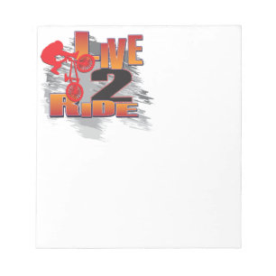 2 Live BMX-Biker Anteckningsblock