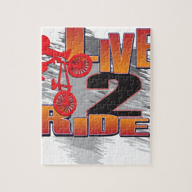 2 Live BMX-Biker Pussel (Vertikal)
