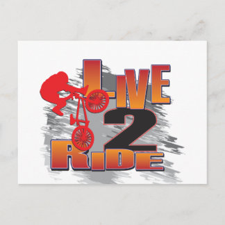 2 Live BMX-Biker Vykort