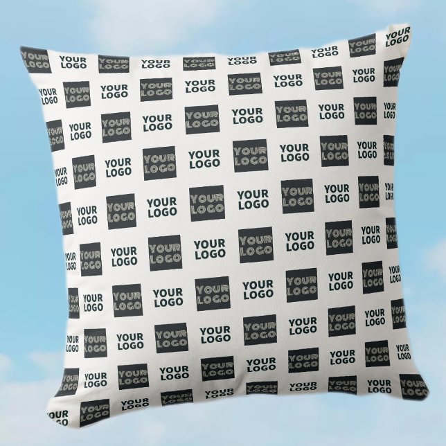 2 Logotypers enkla upprepande Logotyp | Vit Kudde (Skapare uppladdad)