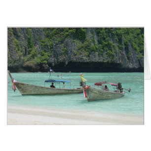 2 Longtail Boats - Phi Phi-öarna, Thailand OBS Kort