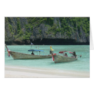 2 Longtail Boats - Phi Phi-öarna, Thailand OBS Kort
