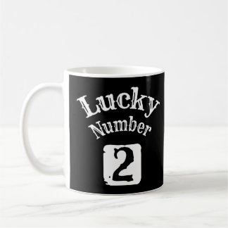2 - Lucky Number 2 Tur Kaffemugg