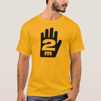"2 m" Social Avstånd T-Shirt - STOR GRAFIK