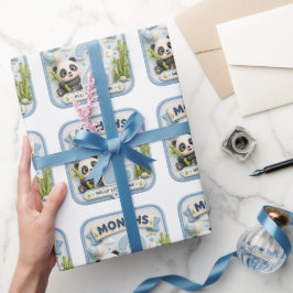 2 månaders bebis milstolpe världsäventyr presentpapper