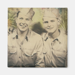 2 manar i omfamningsmagnet magnet