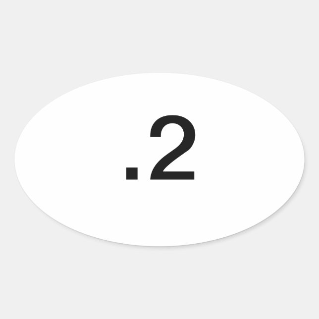 .2 Maratonlöpningsdekal Ovalt Klistermärke (Framsida)