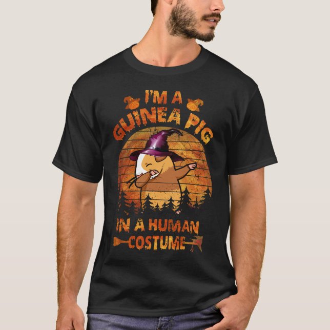 2 marsvin Halloween-kostym för människor T Shirt (Framsida)
