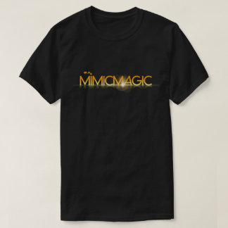2 Mimicmagic manar grundläggande mörka T-tröja T-shirt