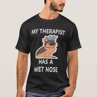 2 Min terapeut har en blöt näsa T Shirt