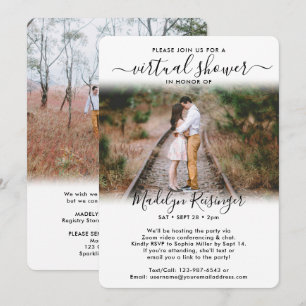 2 Möhippa för Virtuell Lång Avstånd i fotoskript Inbjudningar