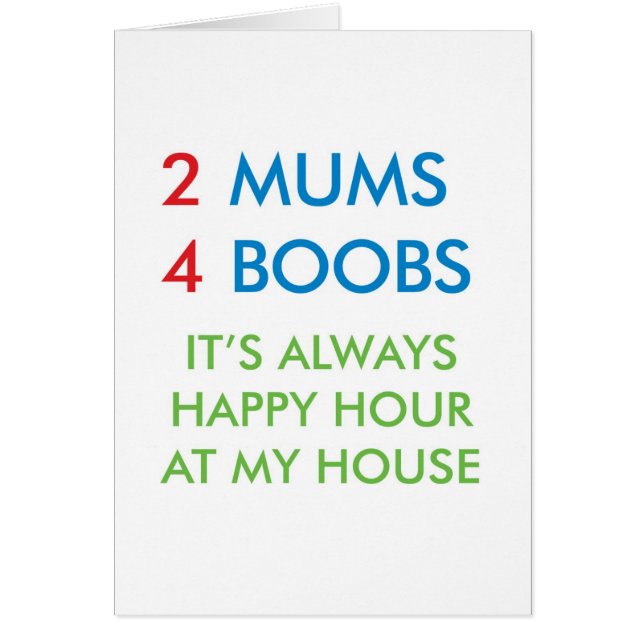 2 morsor hälsningskort (Framsidan)