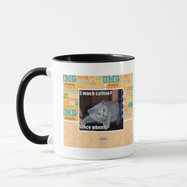 2 mycket caffine? mugg (Vänster)