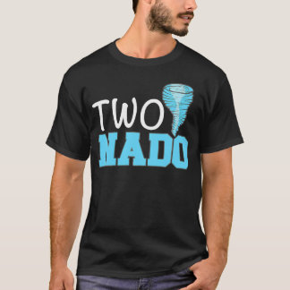 2-nado Cute-Tornadot, 2:e födelsedagspojkflicka T Shirt
