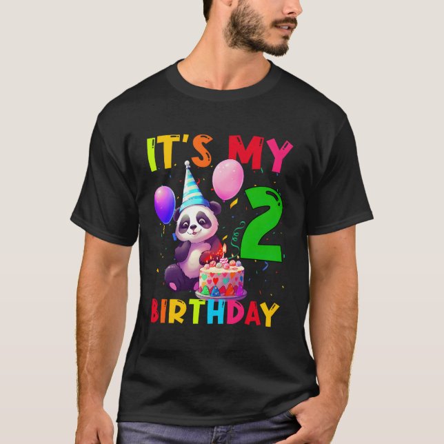 2 Panda 2ND Panda T Shirt (Framsida)