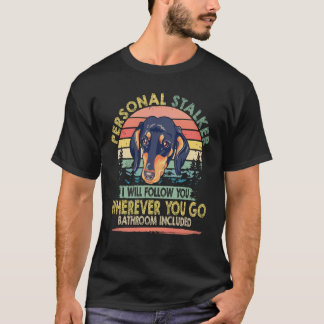 2 Personlig stalkare Jag följer dig vintage -Dach T Shirt