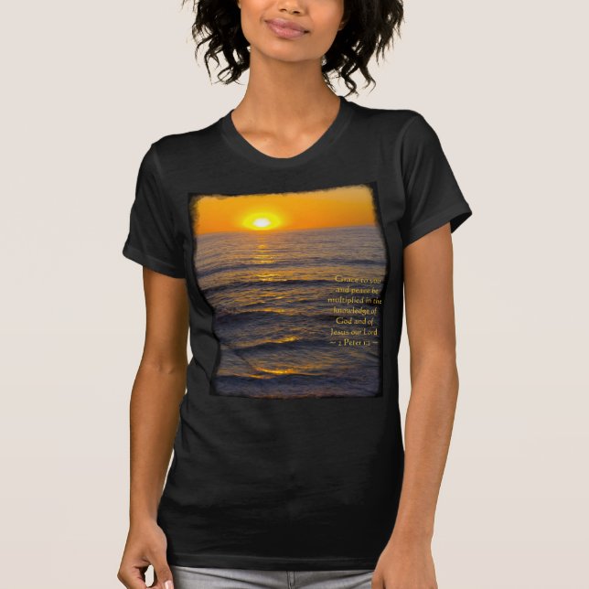 2 Peter 1:2 T Shirt (Framsida)