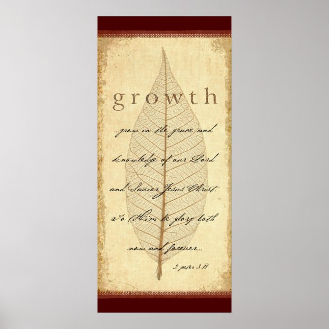 2 Peter 3:18 Poster (Framsidan)