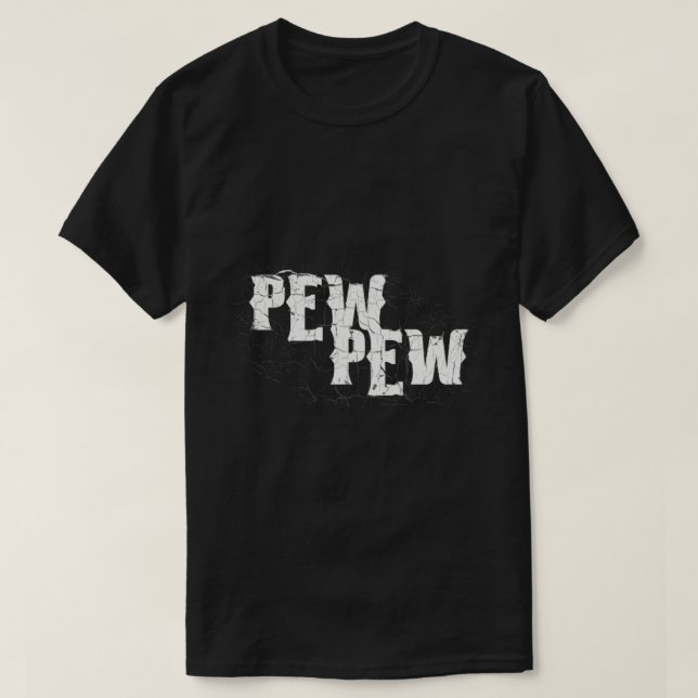 2 - Pew Pew - Morale Collectable Airsoft - Airsoft T Shirt (Design framsida)