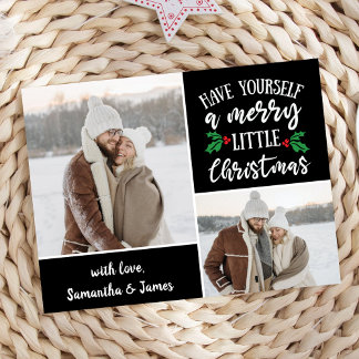 2 Photo Collage har en fin jul Julkort