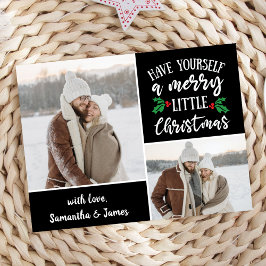 2 Photo Collage har en fin jul Julkort