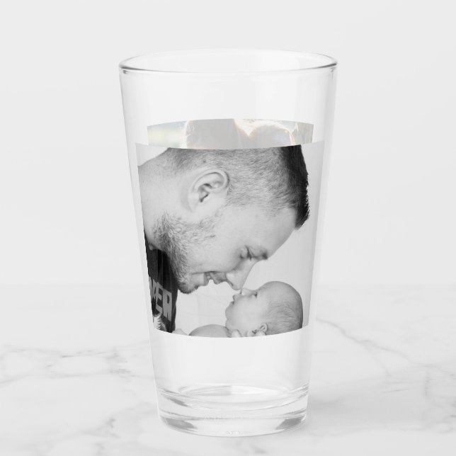 2 Photo Custom Double Sided  Glaskopp (Framsida)