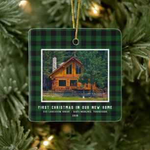 2 Photo First Julafton New Home Rustic Julgransprydnad Keramik