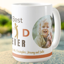 2 Photo Golf Best Pappa någonsin Coola Modern Fars Kaffemugg