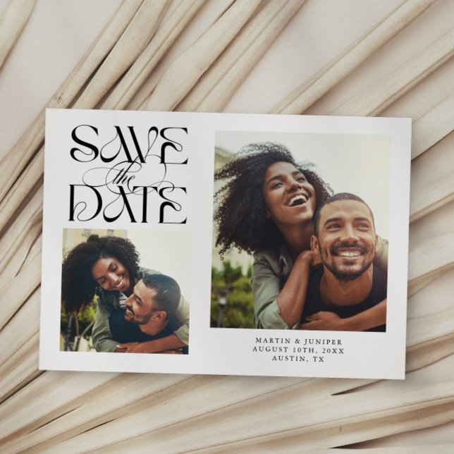 2 Photo Mystical Modern Typography White Spara Datumet (Skapare uppladdad)