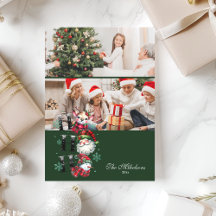 2 Photo Retro Santa & Friends God jul