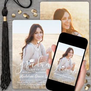 2 Photo Simple Overlay White Script Studenten Meddelande