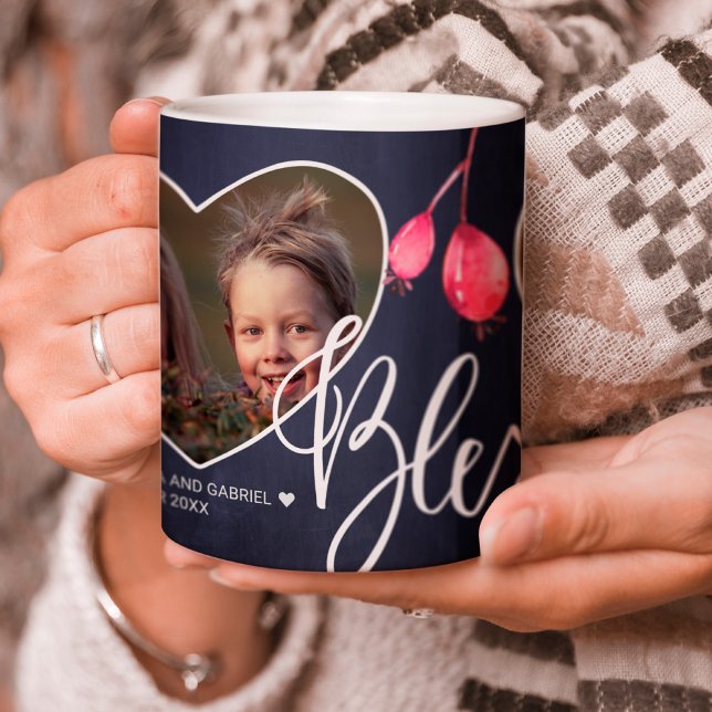 2 PHOTOS Heats Rosa Heliga Berry | Tunga jul Kaffemugg (Skapare uppladdad)