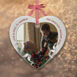 2 Photos New Grandpa New Baby Photo Silver Frame