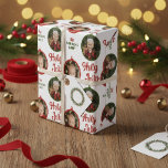 2 Photos Scrip Holly Jolly jul Ornament Presentpapper<br><div class="desc">Skriv ut barnets namn på den här rödomslutningen pappert för att lägga till en festlig beröring till alla julklappar du ge.</div>