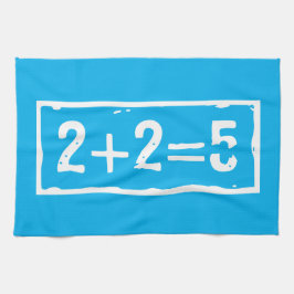 2 plus 2 lika med 5 kökshandduk