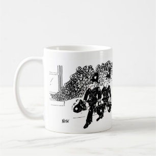 2 Polisens Tecknader Kaffemugg