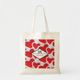 2 Röda öron Upprepande Anpassningsbar för Mönster  Tygkasse