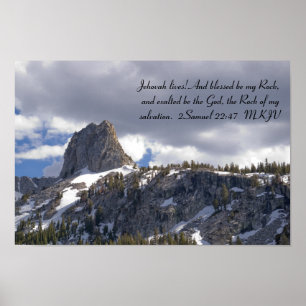 2 Samuel 22:47 Poster