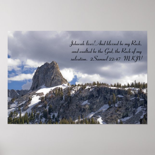 2 Samuel 22:47 Poster (Framsidan)