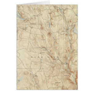 2 Sandisfield lakan Hälsningskort