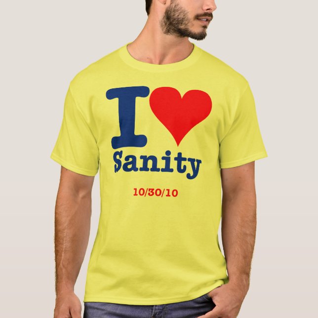 2 sid Sanity - promenad Tee (Framsida)