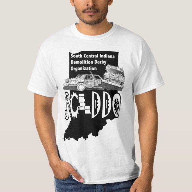 2 sid t-skjortan t-shirt (Framsida)