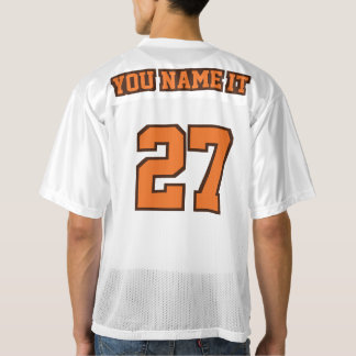 2 Sida ORANGE BROWN WHITE Manar Football Jersey