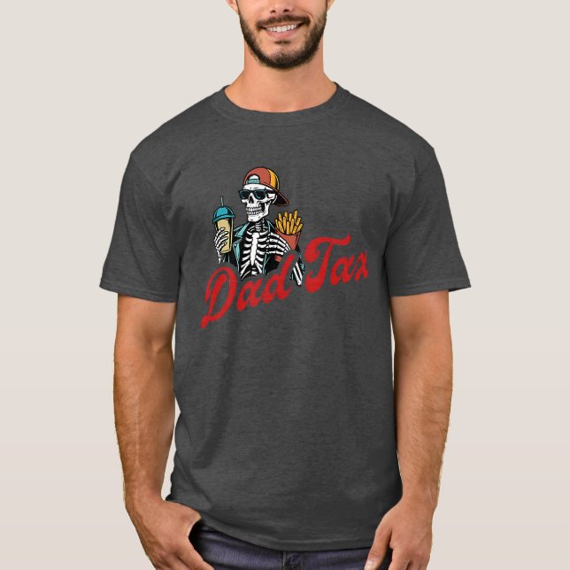 2 SIDE Dada Säkerställer Att Det Inte Är Gift Skel T Shirt (Framsida)