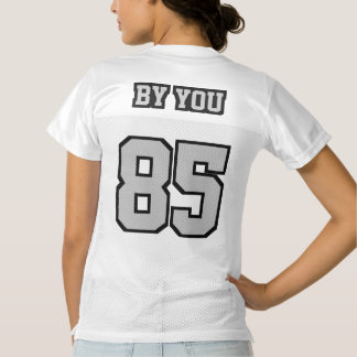 2 Side SILVER GRÅTT BLACK WHITE Womens Sport Jerse