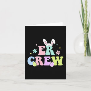 2 Sided ER Crew ER Avd Påsk Sjuksköterska Akut Kort