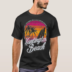 2 Sided Huntington Beach Surfa City California Vin T Shirt