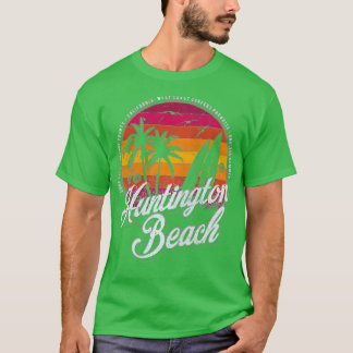 2 Sided Huntington Beach Surfa City California Vin T Shirt
